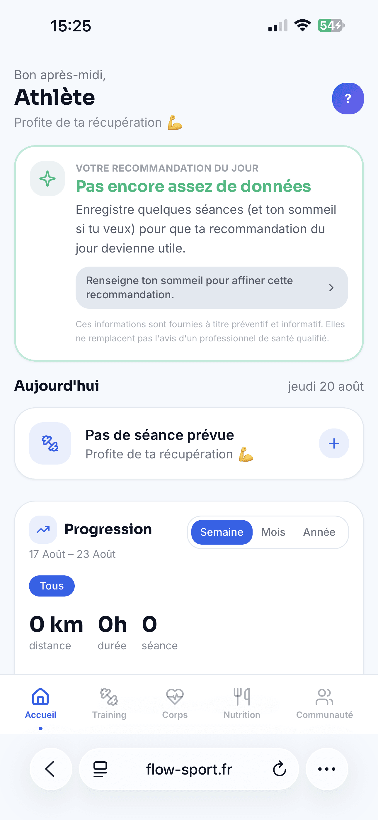 FLOW dashboard
